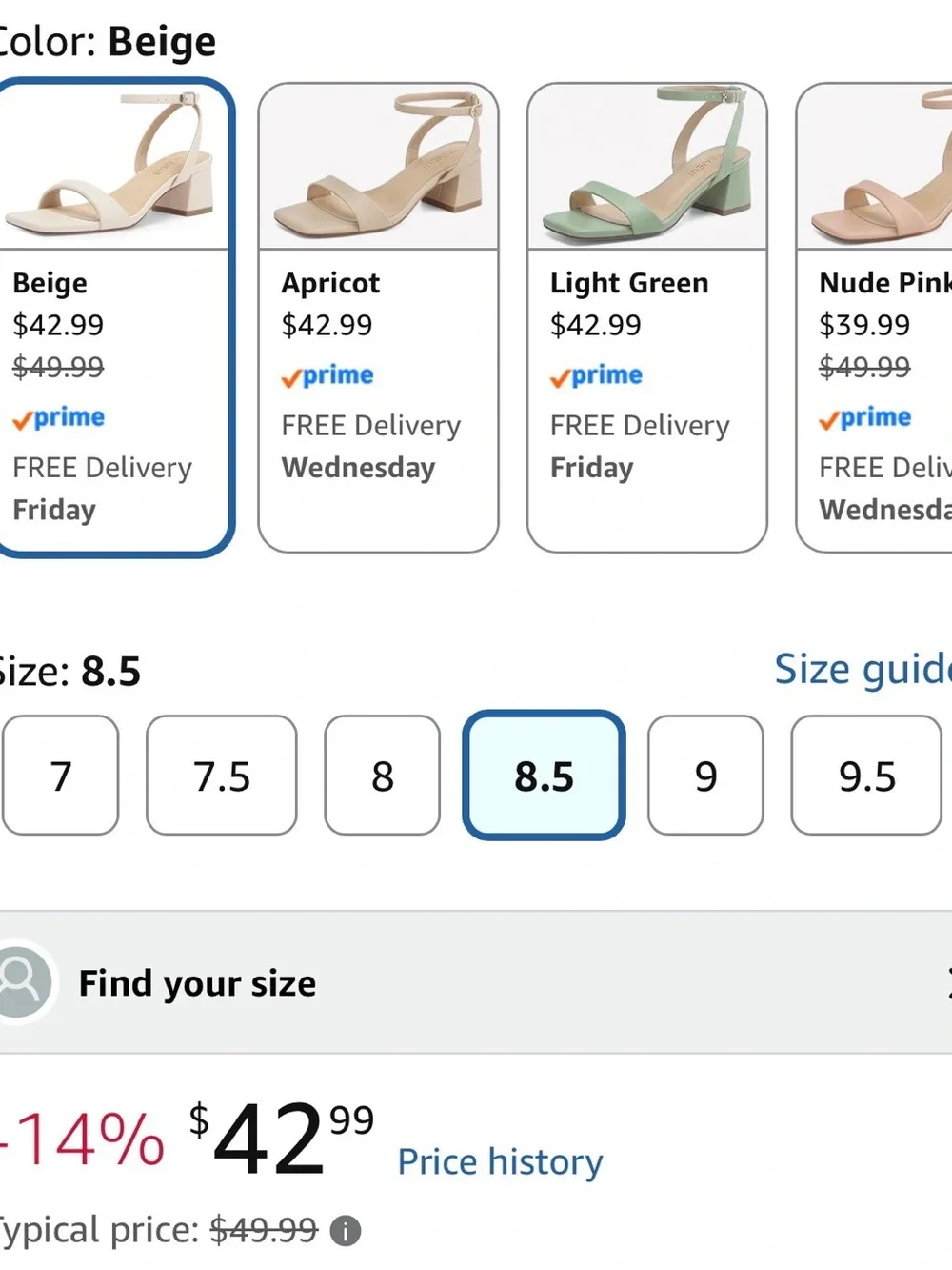 Cream   Block Heel Sandals for Women